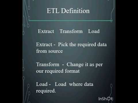 ETL Definition Tamil