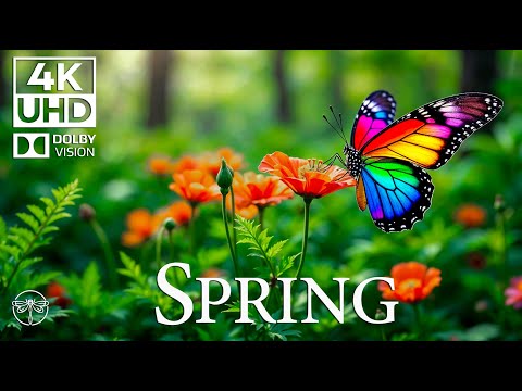 Moments with Butterflies 4K 🦋 | Soothing Nature Piano Music & Insect Life 🍃 • 4K UHD
