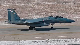 F-15 EX Eagle II Fighter Performs Unrestricted Climb