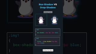 box shadow vs filter drop-shadow #css