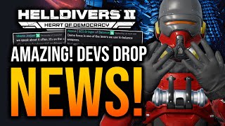 Helldivers 2 Devs Confirm New Feature, Melee & Fix!