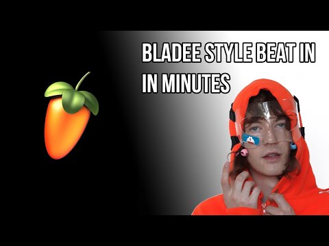 How to Make BLADEE Style Beat In Minutes FL STUDIO
