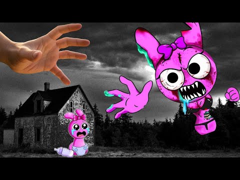 PINKI becomes a ZOMBIE and lets go of everything!! 🧟‍♀️🏠(Sprunki in real life)