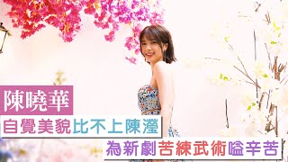 陳曉華自覺美貌比不上陳瀅 為新劇苦練武術嗌辛苦
