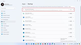 Fix We couldn’t find this app Startup Settings in Windows 11