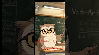“Smart Owl Teaches Math Fast!” #fypシ゚viral #SmartOwl #MathShorts #LearnFast #CuteTeacher #SchoolLife