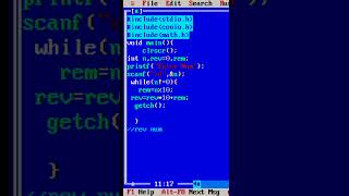 Reverse Number In C Language || How To Reverse Number In c Language || #hackq #shorts #clanguage