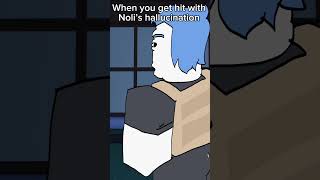 when you get hit with Nolis hallucination | forsaken animation #forsaken  #forsaken #animationmeme