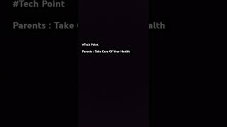 Take care of your health | #trending #takecare #health #techpoint