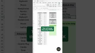 #ExcelShorts | How to Combine Dynamic Arrays in Excel Using VSTACK