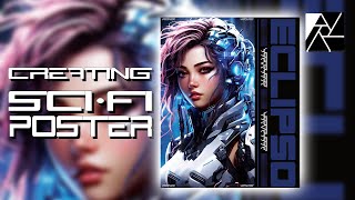 CREATING A QUICK SCI-FI POSTER USING MIDJOURNEY Ai