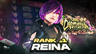 I REACHED GoD1 AND BECAME THE #1 RANKED REINA! | Tekken 8 Ranked Matches