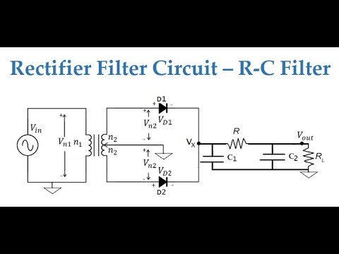 Rectifier Filter - R-C Filter