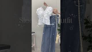 夏のノースリーブコーデ🫧  #andsoiree #アンドソワレ #ファッション #ootd #夏コーデ #ノースリーブ