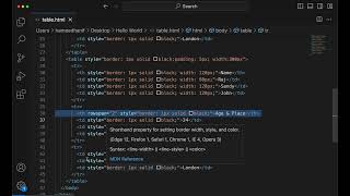 Table Rowspan | HTML/CSS