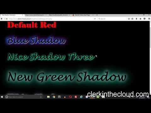 text shadows made  easy