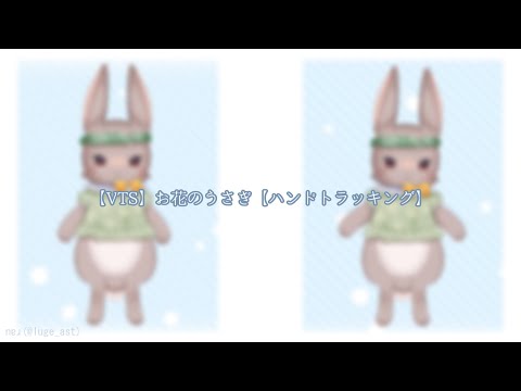 【VTS】うさぎのモデルの紹介【ハンドトラッキング】