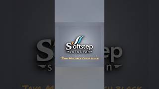 Java Multiple Catch Block #Java #JavaShorts #ExceptionHandling #softstep #softstepsolution