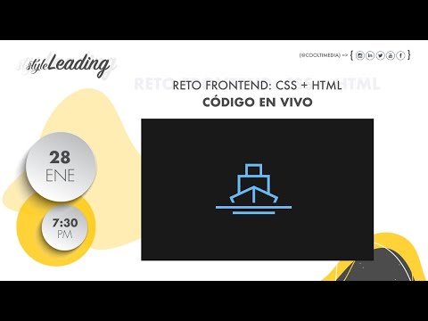 Reto FrontEnd CSS + HTML - Dibujando un Barco