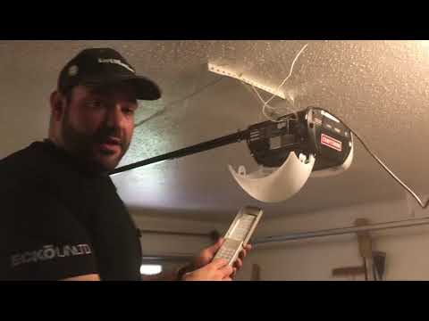 Program Keypad to Craftsman Garage Door Opener | Garage Tec
