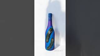 Glass bottle art #shortsfeed #shorts #shortsvideo #bottleart #art #diy #craft