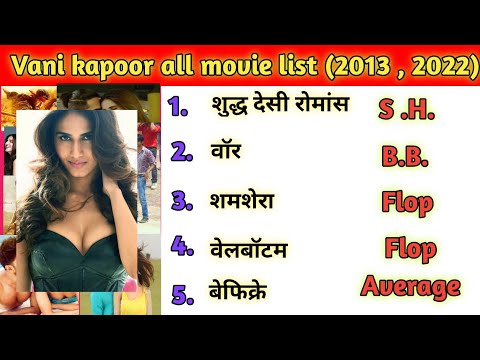 Vani Kapoor all movie lisi ।। Vani kapoor all muvi hit or flop ।।  @Upcomingbetu @filmkajunun