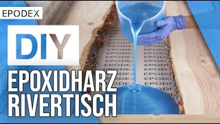 Epoxidharz Rivertisch / Rivertable selbst herstellen | Tutorial