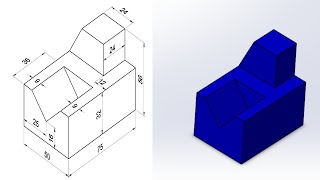 SolidWork Drawing Ex-9 in Hindi/SolidWork Tutorial/3D Drawing/Autocad and Solidwork Design