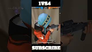 1VS4 DESTROY IN SECONS 😈😯 #freefire #nxtclassy #shortsfeed