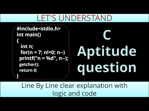 c aptitude | interview preparation |in Tamil