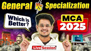 💥General MCA Vs. MCA With Specialization🤩MCA Course Details In Hindi #mca #mca2025 #specialization