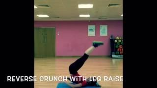 Reverse Crunch with Leg Raise - Snow Ready Fitness Programme
