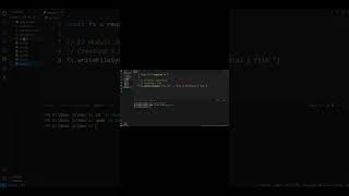FS Module in NodeJs #Nodejs #fsModule #FileHandling #JavaScript