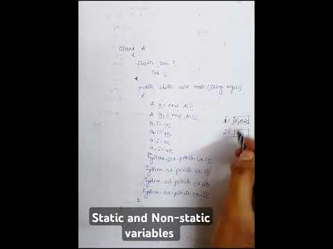 One more Example for Static and Non-Static variables