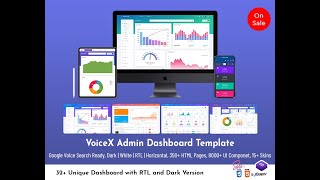 Responsive Bootstrap Admin Dashboard Template – VoiceX