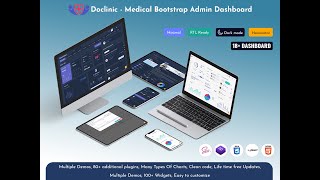Hospital Medical Admin Dashboard Template