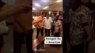 #shorts #youtubeshorts #latamangeshkar #rangoli #portrait #amolkale #puneartist