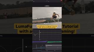 How to do Speed ramping on lumafusion 5.0 tutorial #lumafusionspeedramp #speedramp