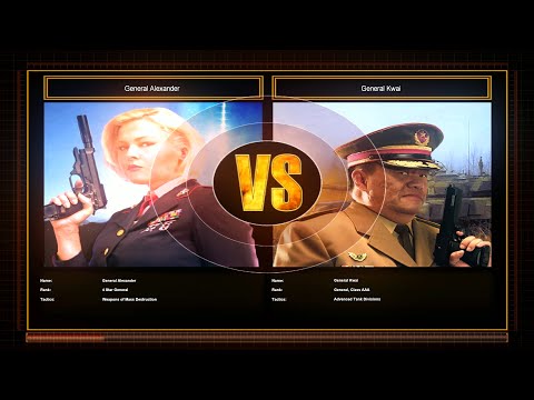 CnC Generals ZH Shockwave - SuperWeapons General Vs Tank General Challenge
