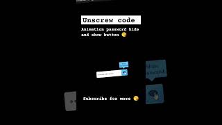 Want to HIDE and SHOW Passwords in JavaScript?#shorts #ytshorts #ytshort