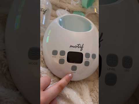 I love my Motif Luna breast pump that I received with insurance! #breastfeeding #momlife #babycare