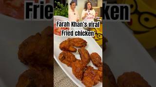 Farah Khan’s viral Fried Chicken #farahkhan #friedchickenrecipe #viralrecipe #youtube #ytshorts
