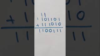 Binary Addition in 30 Seconds! | Hack the Bits😎 #BinaryAddition2. #LearnBinary3 #CodingShorts4.