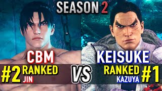T8 🔥 CBM (#2 Ranked Jin / Clive) vs KEISUKE (#1 Ranked Kazuya) 🔥 Tekken 8 High Level Gameplay