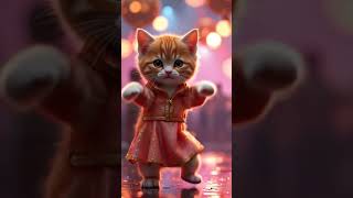 Cat Indien Dance | #cat #kitten #funny #ai #cutepet #techtots #poorcat