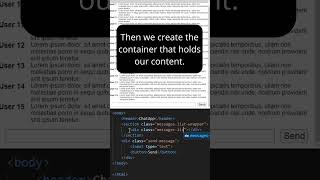 Add scrollbar to dynamic height element | CSS & HTM  tips #webdev #frontend #css #html #scrollbar