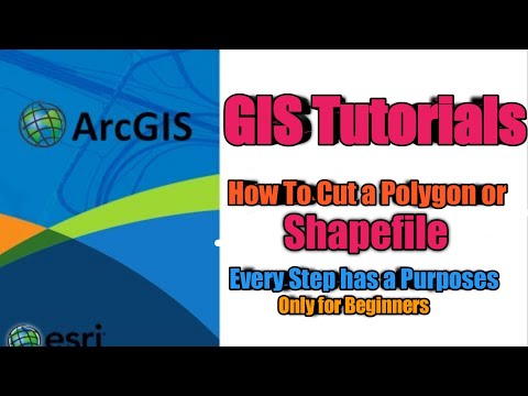 Cut Polygon Tools in ArcMap | How to use Cut Polygon Tools in ArcGIS |