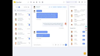 Bootstrap Admin Template Dashboard with Fully Featured Admin Theme – Chat Bot