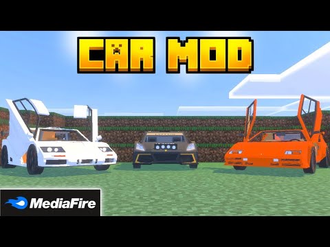 🏎️Best Realistic Cars Mod For Minecraft Pe 1.21+(100% WORKING)🚙