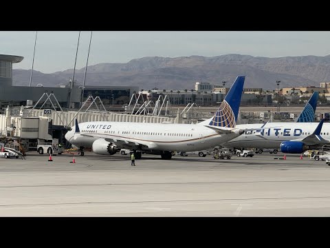 (Scenic and Furious) United Airlines UA1298 Las Vegas (LAS) - NYC/Newark (EWR) 3/16/2025 B737 MAX 9